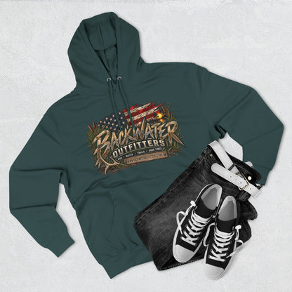 Backwater Outfitters Off-Road Hoodie — American Flag & UTV Graphic Printify