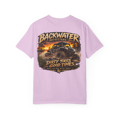 Backwater Outfitters "Dirty Tires, Good Times" T-Shirt