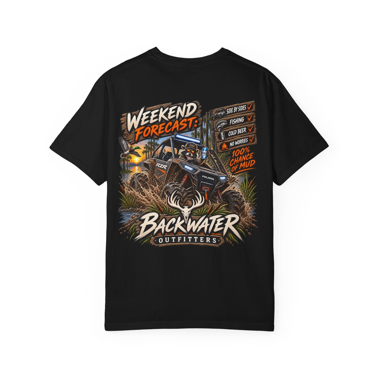 Backwater Outfitters "Weekend Forecast" T-Shirt