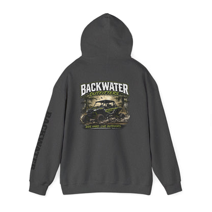 Backwater Outfitters Hoodie — Outdoor Off-Road Graphic Pullover