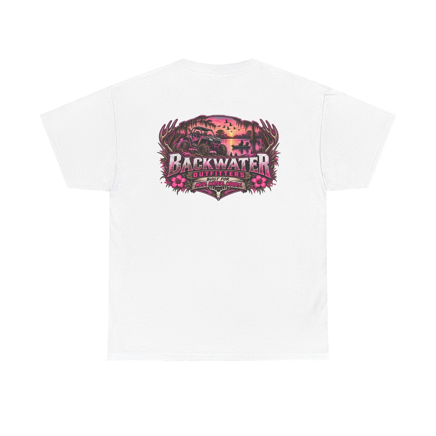 Backwater Sunset Tee — Coastal Fishing & Outdoors Graphic T-Shirt