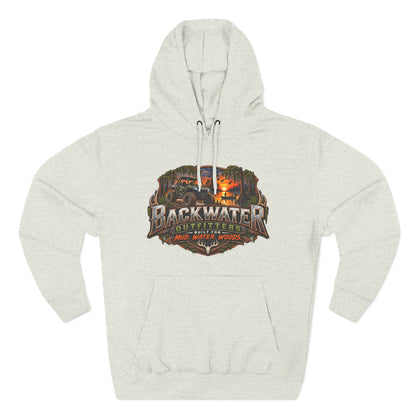 Backwater Outfitters Hoodie — 'Ride It • Hunt It • Fish It' Outdoor Pullover
