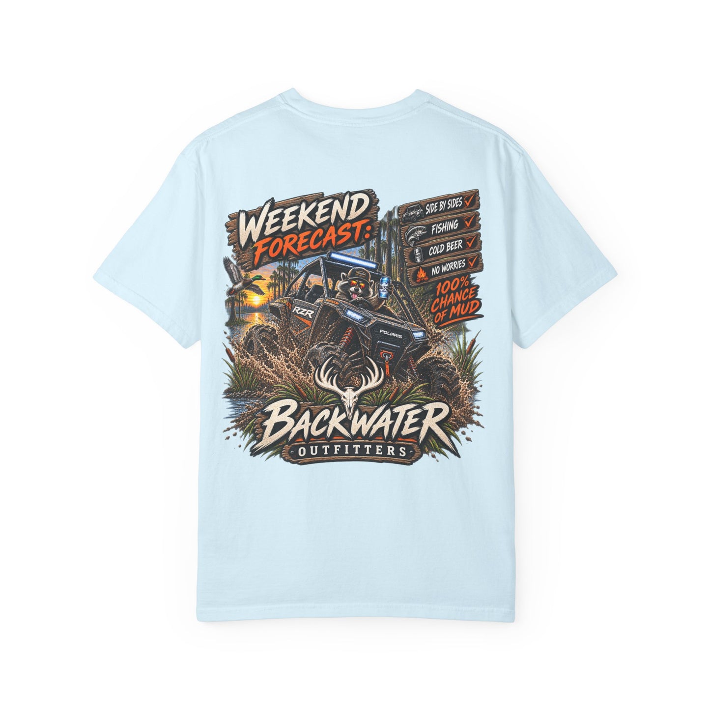 Backwater Outfitters "Weekend Forecast" T-Shirt