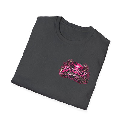 Women Mud Looks Better in Pink T-Shirt — Pink Mud Graphic Tee Printify
