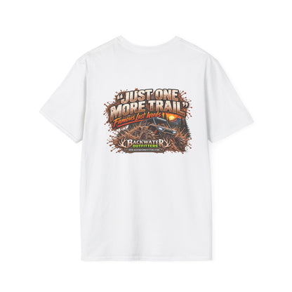 Buggy Backwater Outfitters Just One More Trail Trail T Shirt
