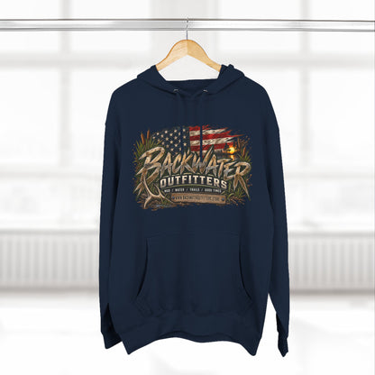 Backwater Outfitters Off-Road Hoodie — American Flag & UTV Graphic Printify