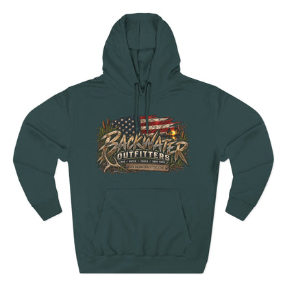 Backwater Outfitters Off-Road Hoodie — American Flag & UTV Graphic Printify