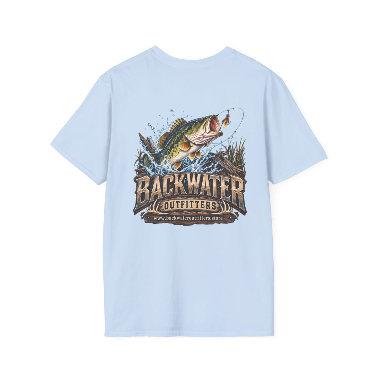 Backwater Outfitters Bass Fishing T-Shirt