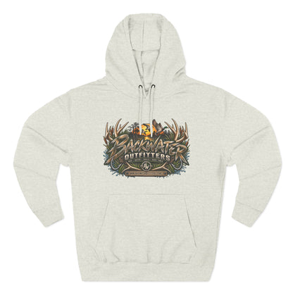 Backwater Outfitters Hoodie — Off‑Road Adventure Fleece Pullover Printify