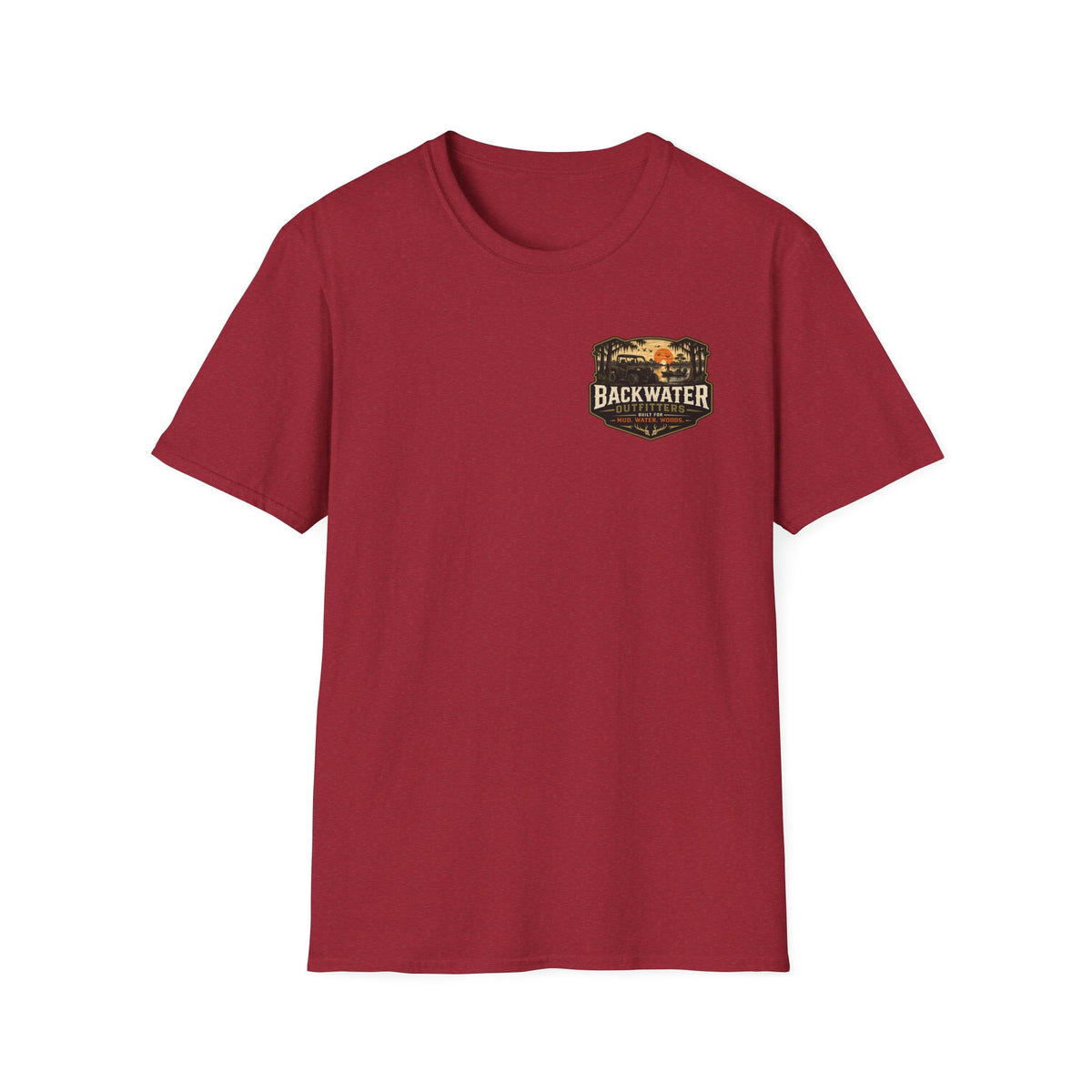 Backwater Outfitters Buggy T-Shirt — Vintage Sunset Fishing & Outdoors Tee
