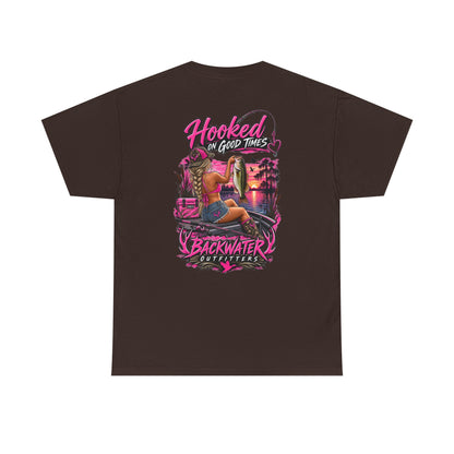 Backwater Outfitters "Hooked on Good Times" Graphic Tee