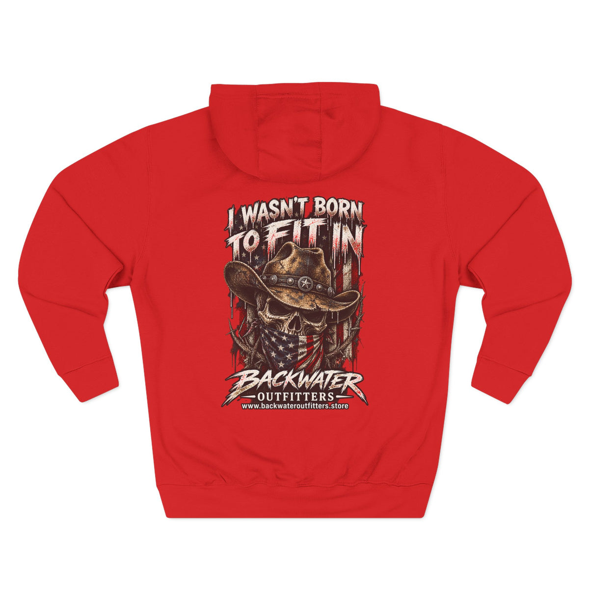 Backwater Outfitters “I Wasn’t Born to Fit In” Outdoor Hoodie