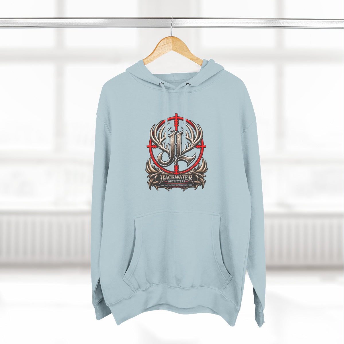 James Luker Indiana Creek Water Backwater Outfitters Hoodie Printify
