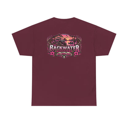Backwater Sunset Tee — Coastal Fishing & Outdoors Graphic T-Shirt