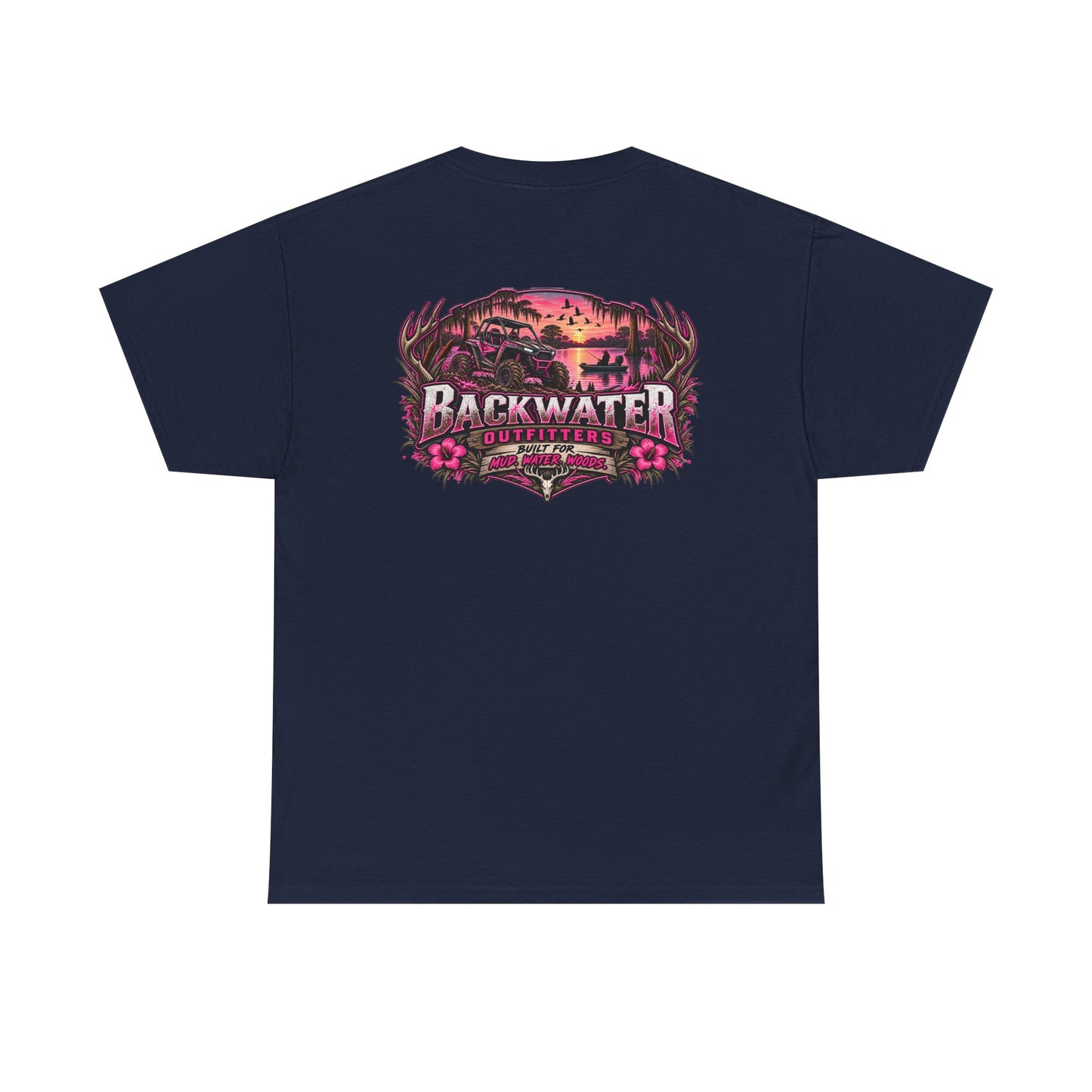 Backwater Sunset Tee — Coastal Fishing & Outdoors Graphic T-Shirt