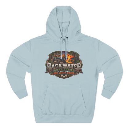 Backwater Outfitters Hoodie — 'Ride It • Hunt It • Fish It' Outdoor Pullover
