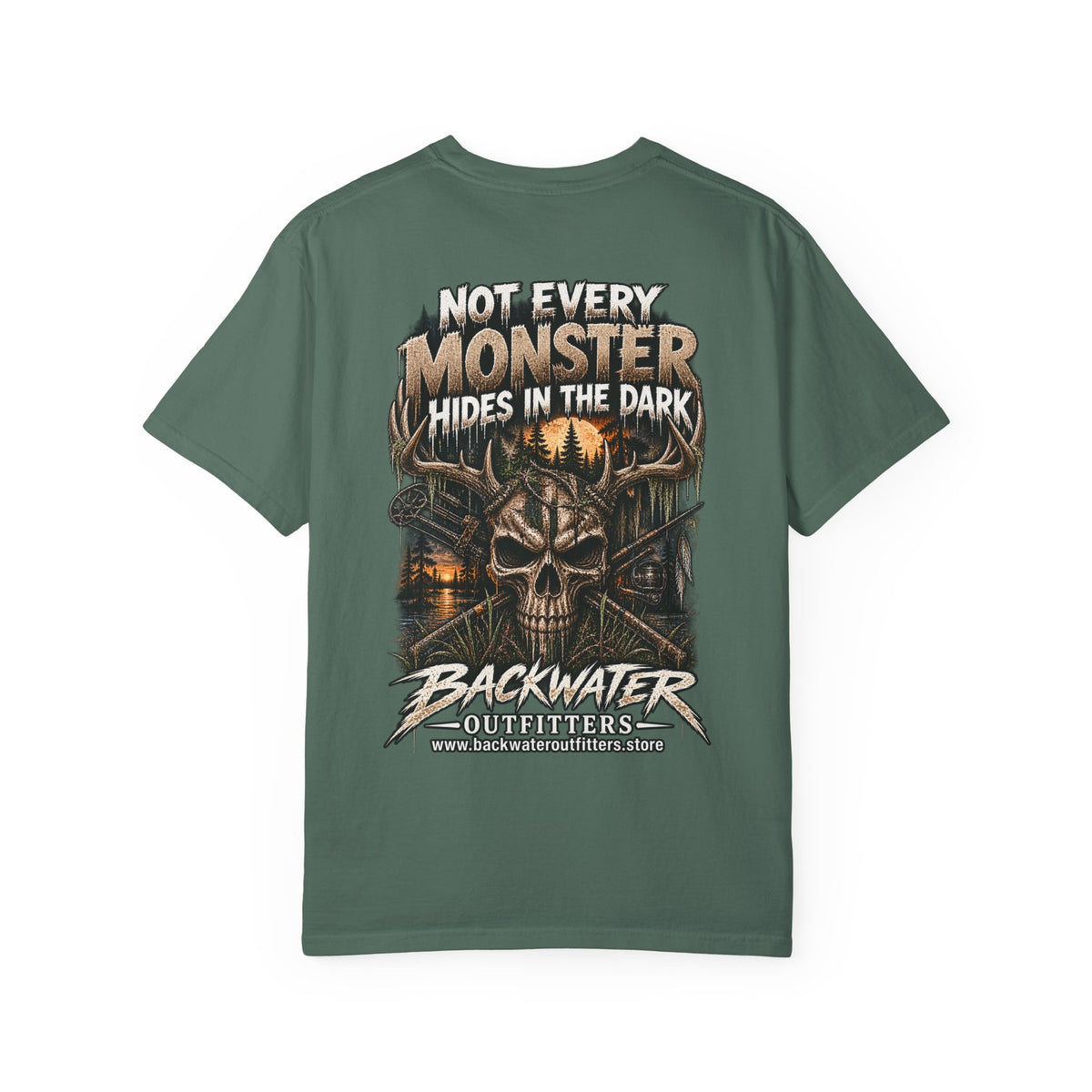 Not Every Monster Hides in the Dark Backwater Outfitters Graphic T-Shirt