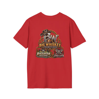 Big Whiskey Promotions T-Shirt — James Luker x Backwater Outfitters