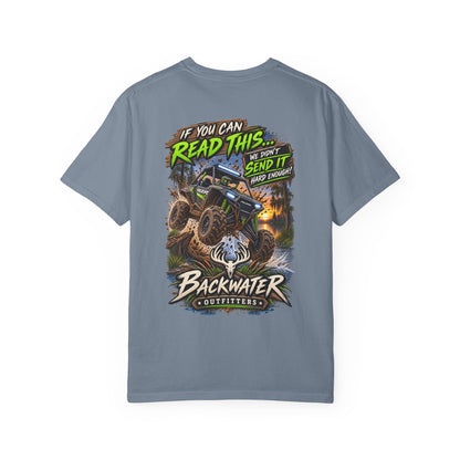 Backwater Outfitters Off-Road T-Shirt — "If You Can Read This... Send It" Mud Bogging Tee