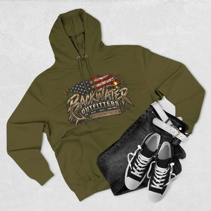 Backwater Outfitters Off-Road Hoodie — American Flag & UTV Graphic Printify