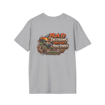 Buggy Off-Road Tee — "Bad Decisions Make Good Trail Stories" ATV/Jeep Adventure T-Shirt Printify