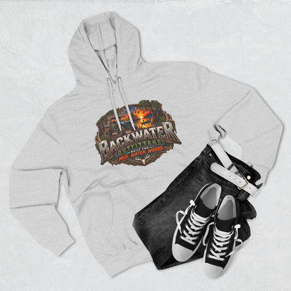 Backwater Outfitters Hoodie — Ride It, Hunt It, Fish It Graphic Pullover