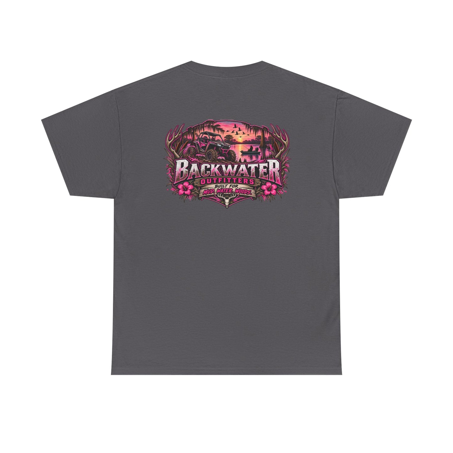 Backwater Sunset Tee — Coastal Fishing & Outdoors Graphic T-Shirt