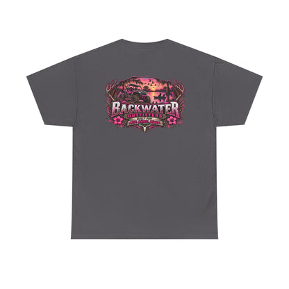 Backwater Sunset Tee — Coastal Fishing & Outdoors Graphic T-Shirt
