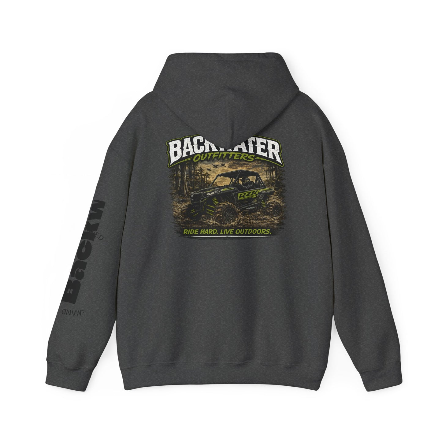 Backwater Outfitters Hoodie – Off‑Road UTV Adventure Sweatshirt
