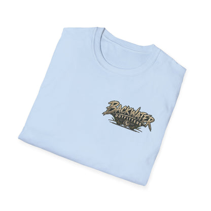 Backwater Outfitters T-Shirt – Sunset Marsh Fishing Tee Printify