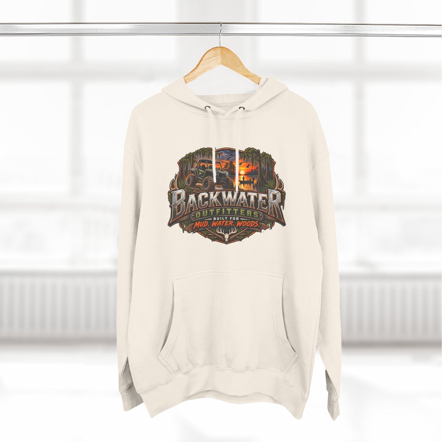 Backwater Outfitters Mud Bogging Hoodie — “If You Can Read This… Send It” Off-Road Pullover