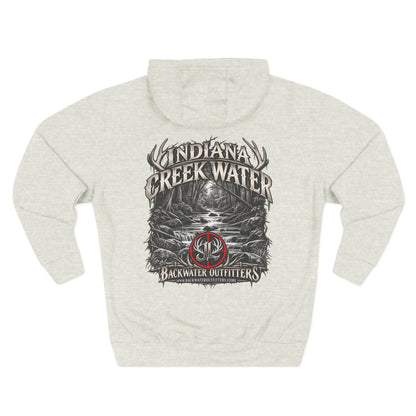 James Luker Indiana Creek Water Backwater Outfitters Hoodie Printify