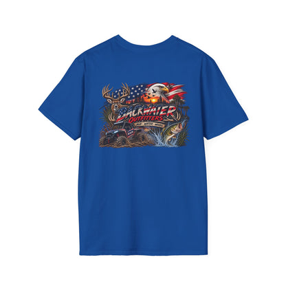Pickup Truck American Flag T-Shirt — Badwater Offroad Graphic Tee