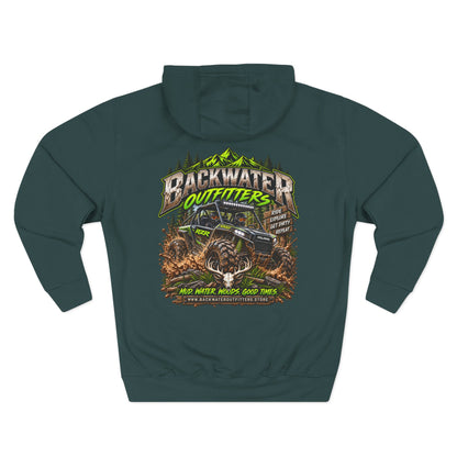Backwater Outfitters Hoodie — Off‑Road Adventure Fleece Pullover