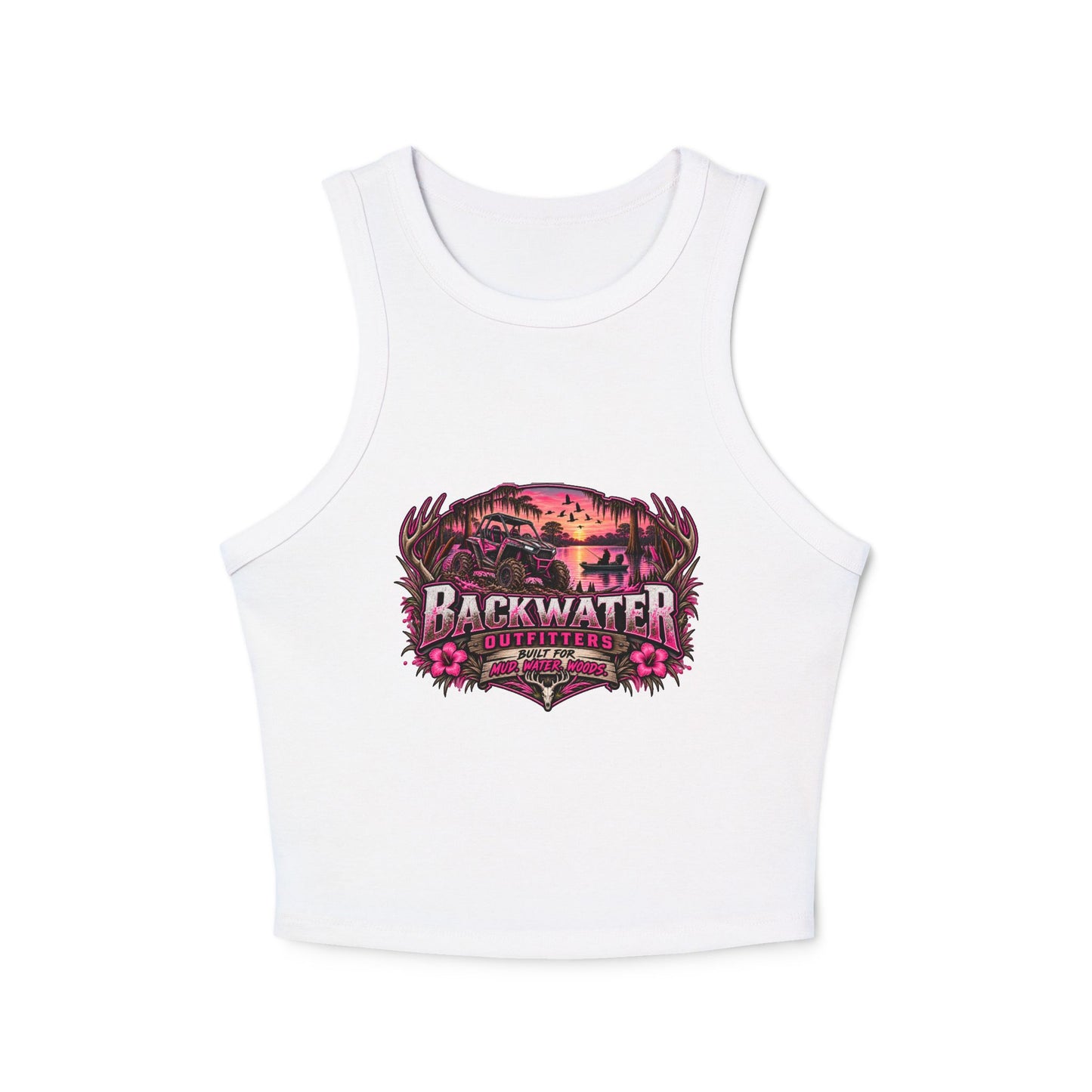 Women's Micro Rib Racer Tank Top