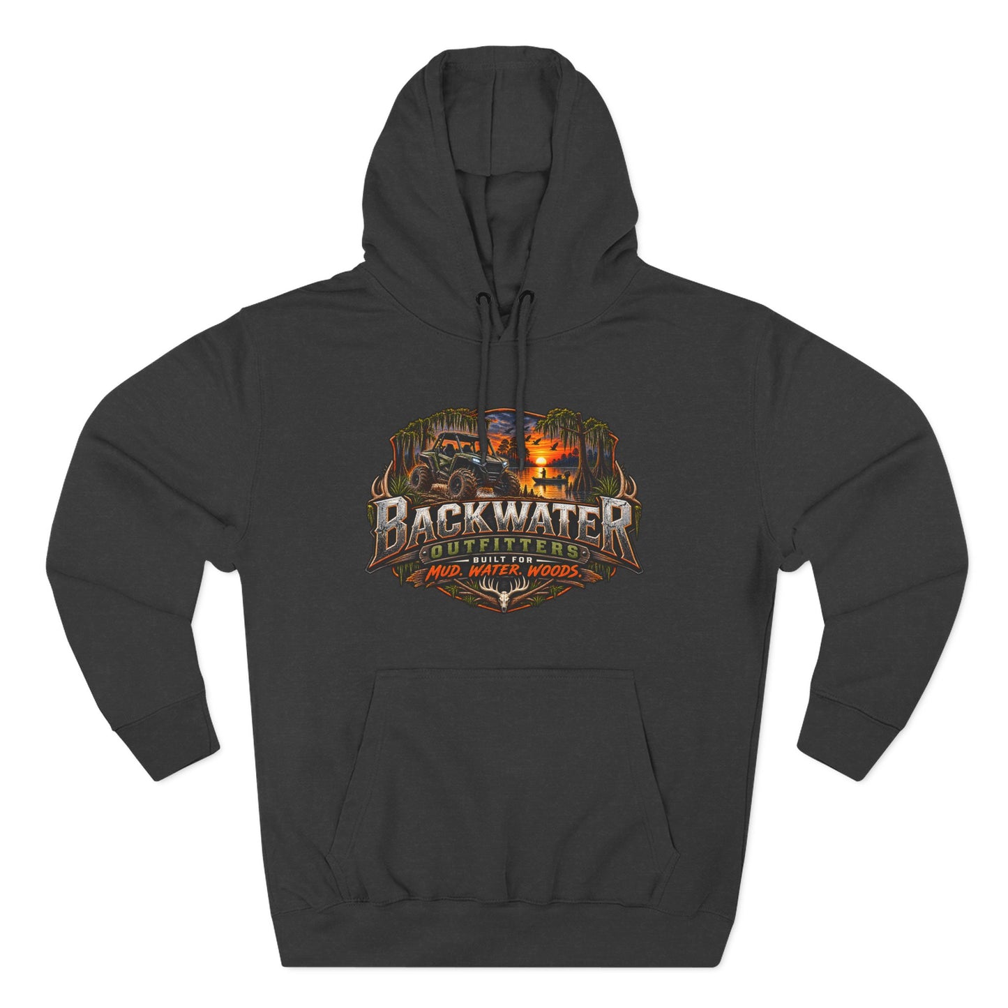 Backwater Outfitters Mud Bogging Hoodie — “If You Can Read This… Send It” Off-Road Pullover