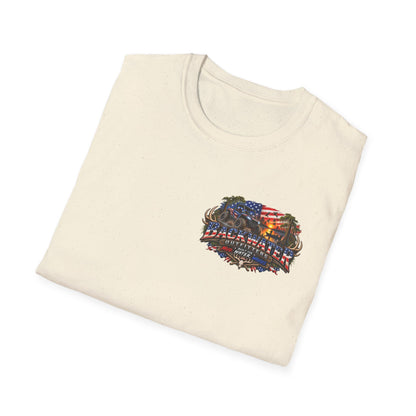 Hooked on Backwater Fishing T-Shirt — Bass Angler Graphic Tee Printify