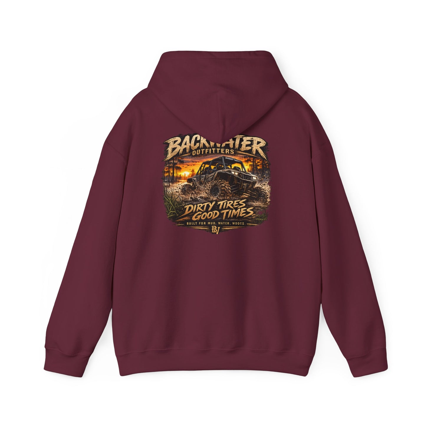 Backwater Outfitters 'Dirty Tires, Good Times' Hoodie