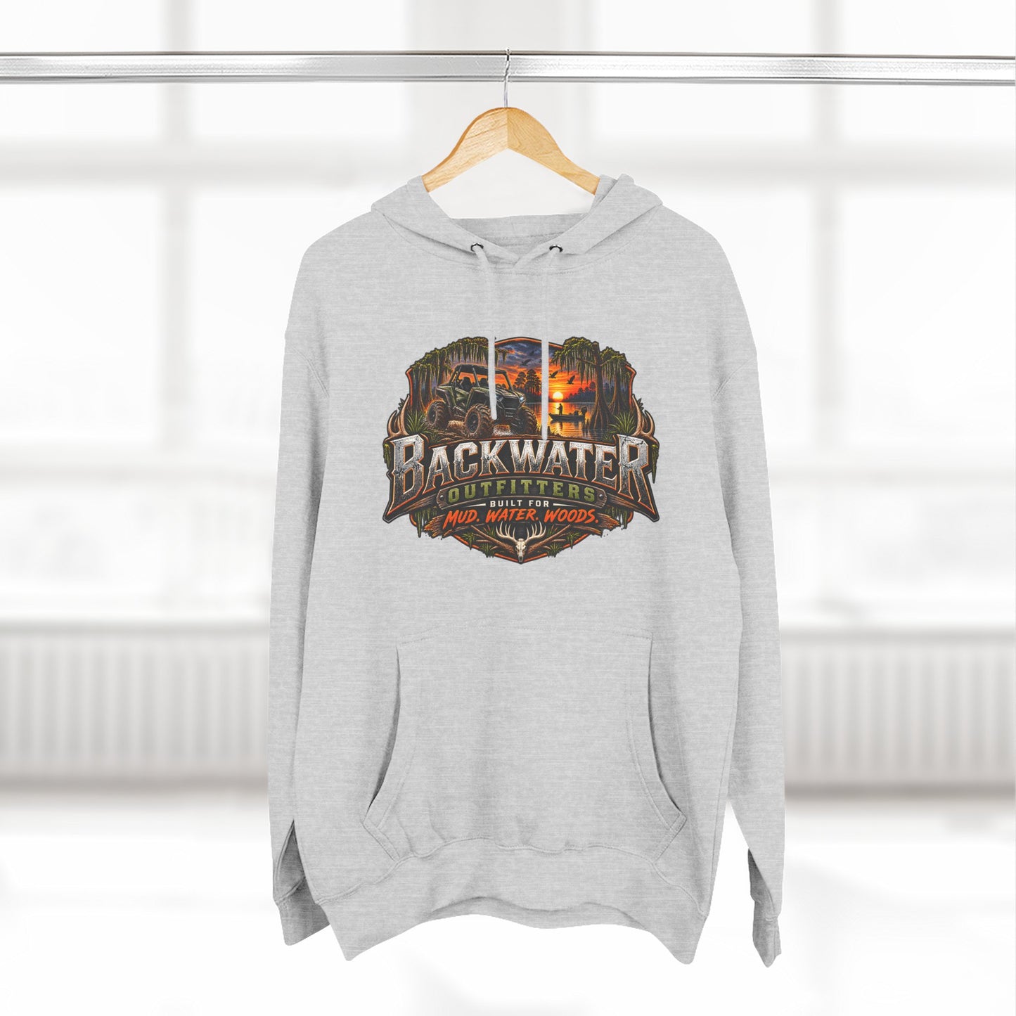 Backwater Outfitters "Weekend Forecast" Off-Road Hoodie — ATV Mud Riding Graphic Hoodie