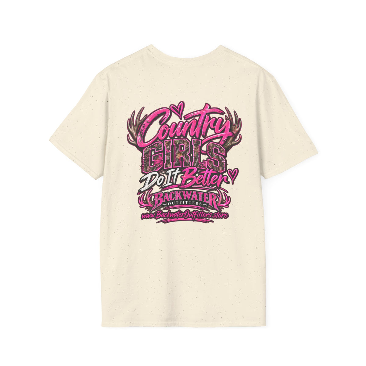 Women Country Girls Do It Better Backwater Graphic T-Shirt Printify