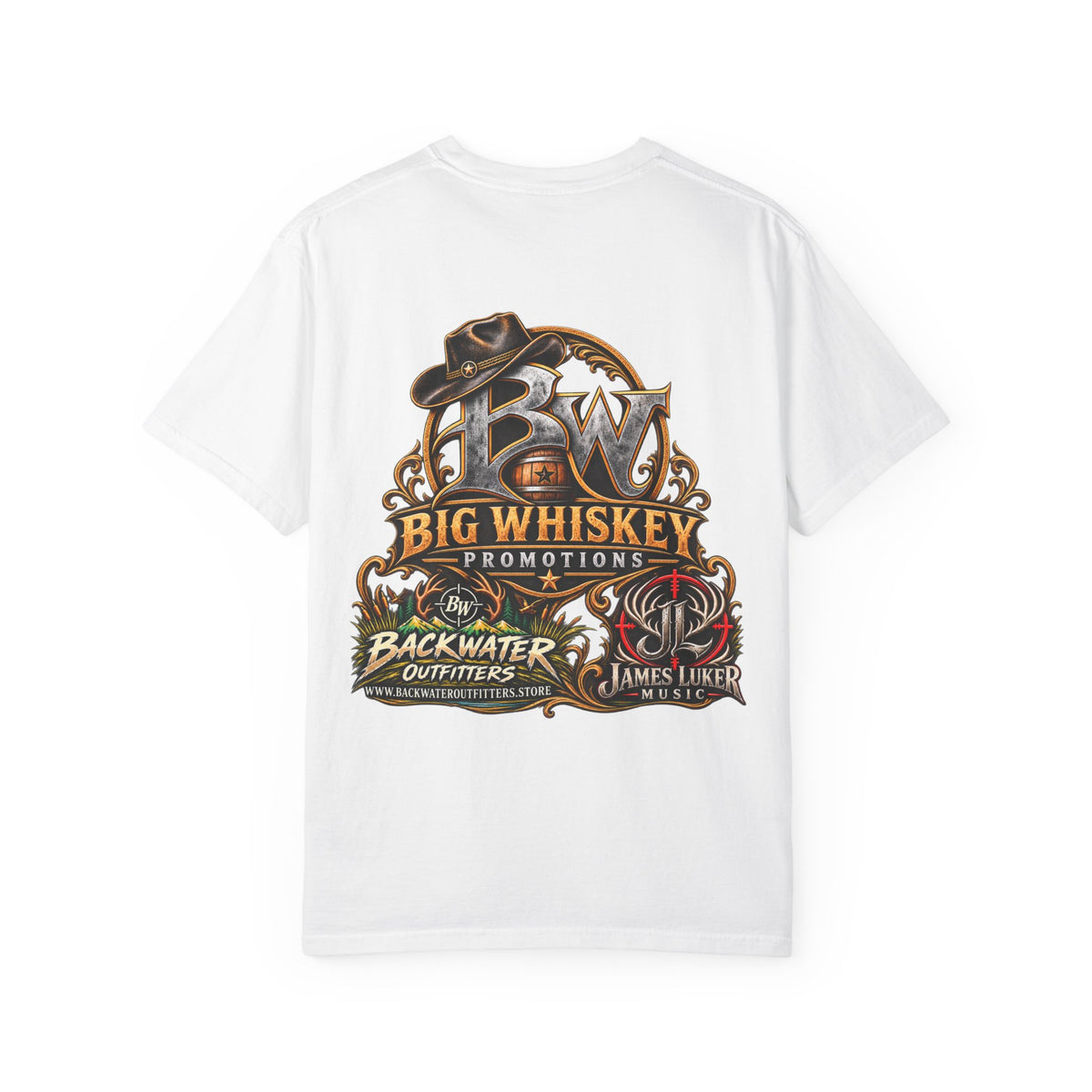 T-Shirt — Big Whiskey Promotions Backwater Outfitters Graphic