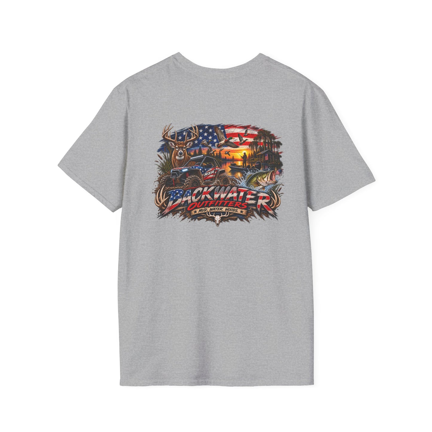 Delawareer Vintage American Flag T-Shirt