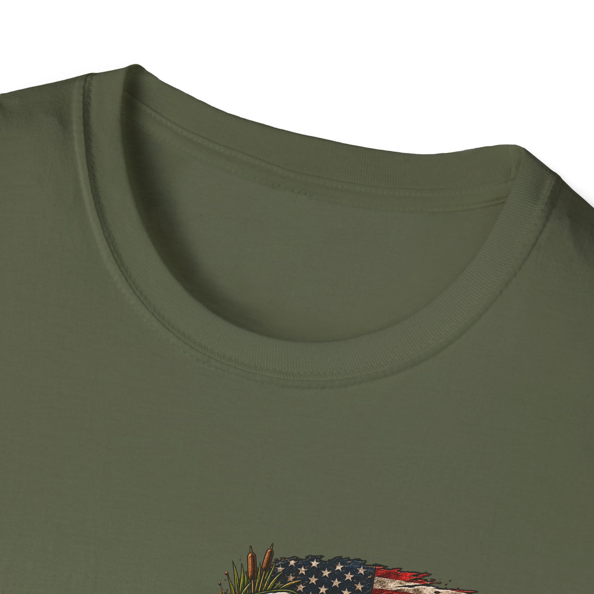 Simply Backwater Outfitters Flag Graphic T-Shirt — American Rustic Fishing Tee Printify