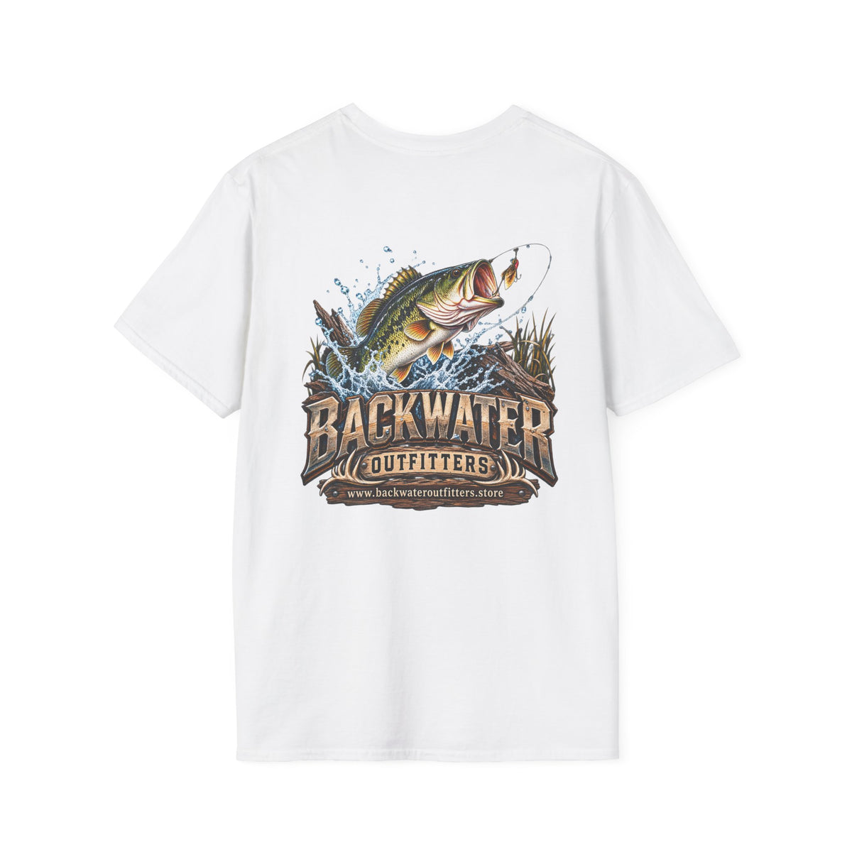 Backwater Outfitters Bass Fishing T-Shirt
