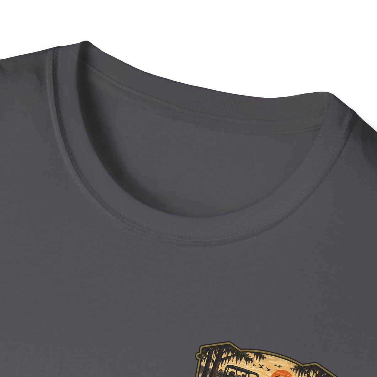Backwater Outfitters Buggy T-Shirt — Vintage Sunset Fishing & Outdoors Tee