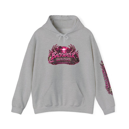 Girl Backwater Outfitters "Mud Looks Better Pink" Hoodie Printify