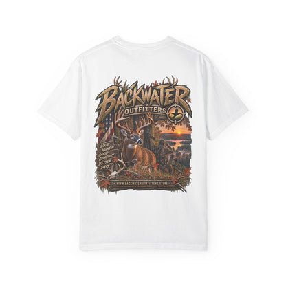 Backwater Outfitters Deer Graphic T-Shirt Printify