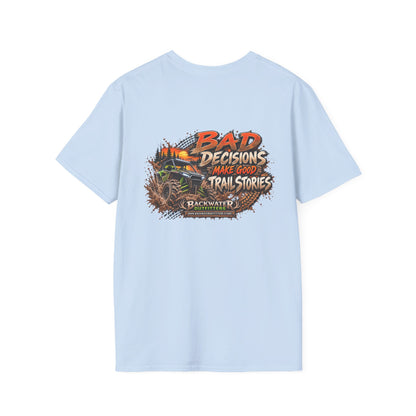 Buggy Off-Road Tee — "Bad Decisions Make Good Trail Stories" ATV/Jeep Adventure T-Shirt Printify