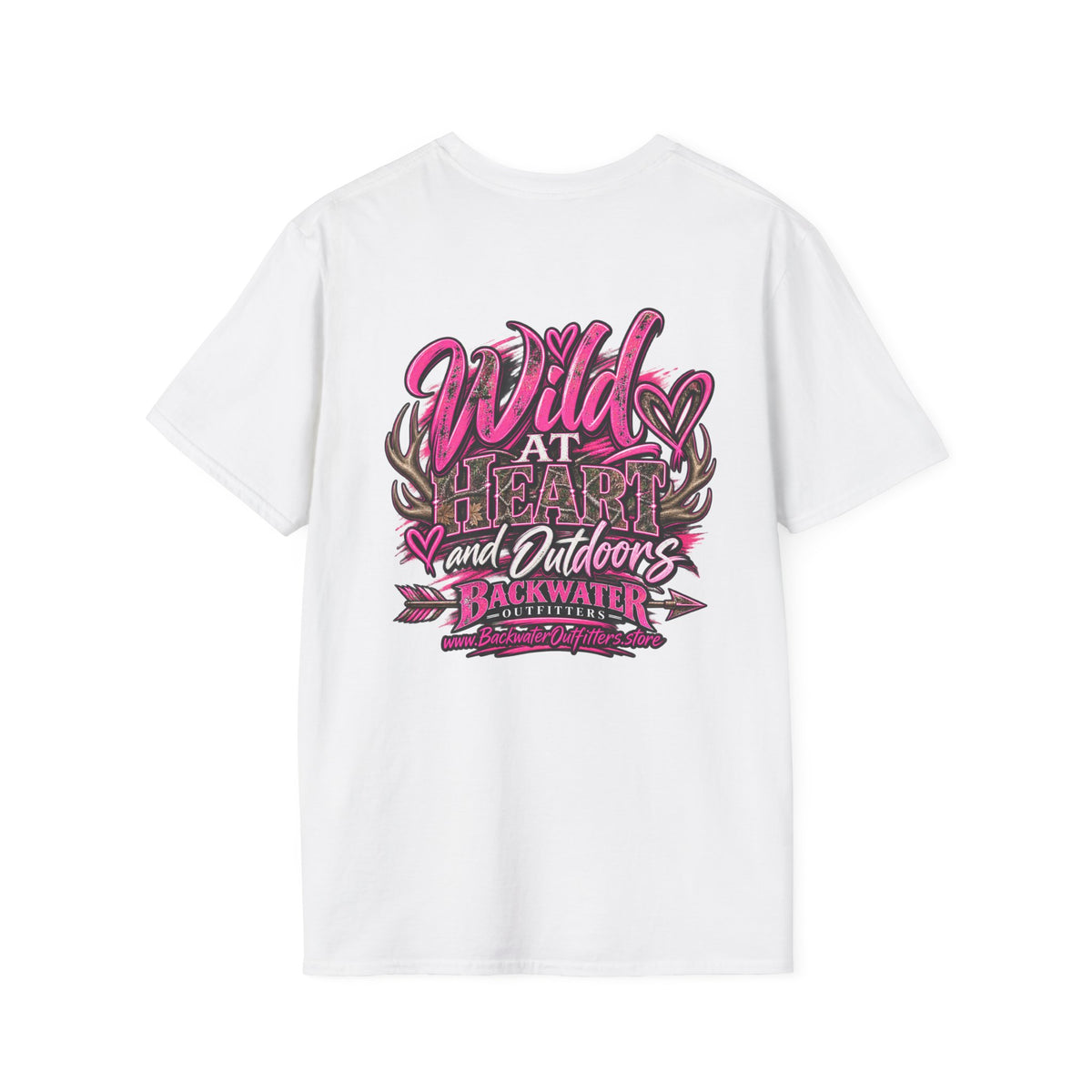Women Wild at Heart Outdoor Backwater Graphic T-Shirt