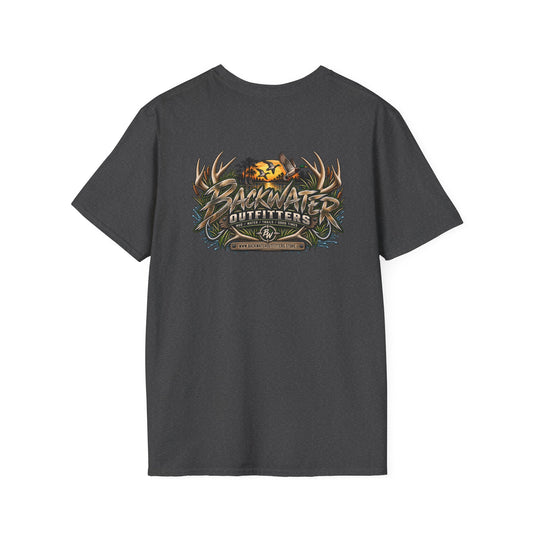Simply Backwater Outfitters T-Shirt — Outdoor Hunting Logo Tee Printify
